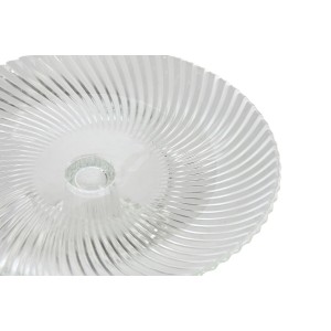Flacher Teller Home ESPRIT Durchsichtig Kristall 20,5 x 20,5 x 7,5 ...