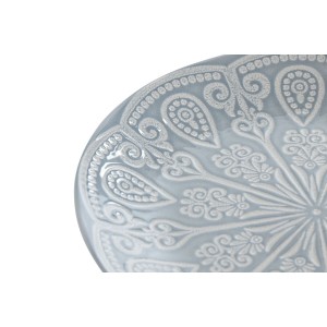 Geschirr-Set Home ESPRIT Blau Steingut Mandala Araber 19,5 x 19,5 x...
