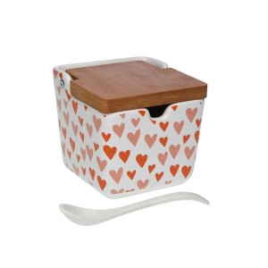 Zuckerdose Versa Amore aus Keramik 8,8 x 8,5 x 8,8 cm |  Weiteres Z...