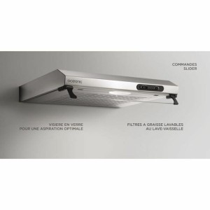 Konventioneller Rauchfang Oceanic OCEAHC205S Grau 205 m3/h |  Dunst...