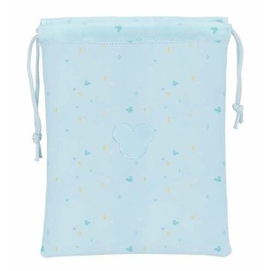 Imbiss-Täschchen Mickey Mouse Baby Hellblau Polyurethan 20 x 25 cm ...