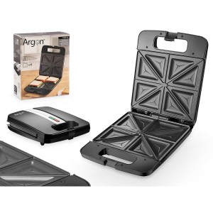 Sandwichmaker Argon K-718-2 Schwarz Stahl 1400 W |  Sandwich-Toaste...