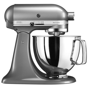 Küchenmaschine KitchenAid 5KSM125ECU Silberfarben 300 W 4,8 L |  Kü...