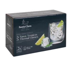 Gläserset Inde Santa Clara Borosilikatglas 250 ml 2 Stücke |  Gläse...