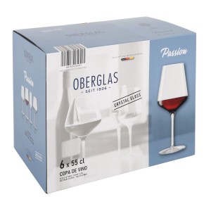 Weinglas-Set Inde Passion 550 ml 6 Stücke |  Gläser und Krüge   | C...