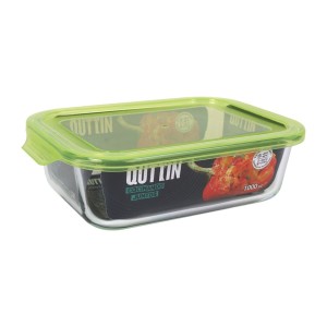 Lunchbox Quttin rechteckig 1L 22 x 15,5 x 6,5 cm (6 Stück) |  Brotd...