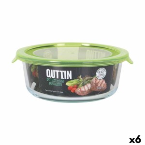 Lunchbox Quttin grün 900 ml 19 x 18 x 7 cm (6 Stück) |  Brotdosen, ...