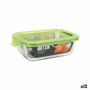 Lunchbox Quttin grün rechteckig 375 ml 17 x 11 x 5 cm (12 Stück) | ...