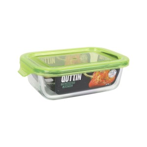 Lunchbox Quttin grün rechteckig 375 ml 17 x 11 x 5 cm (12 Stück) | ...