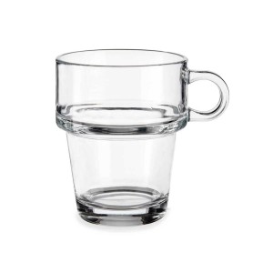 Tasse Kaffee und Tee Vivalto Z908-9/BHA6 Durchsichtig Glas 270 ml (...