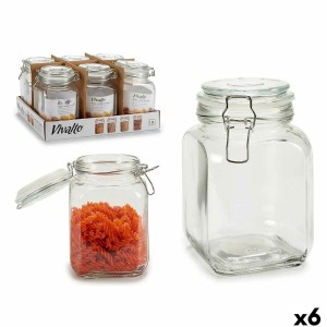 Glasgefäß Vivalto CW-41200F/DH6 Durchsichtig Silberfarben 1,2 L (6 ...