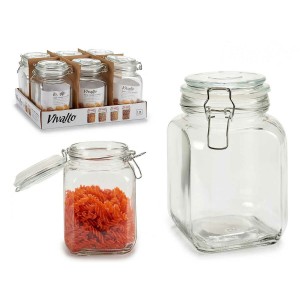 Glasgefäß Vivalto CW-41200F/DH6 Durchsichtig Silberfarben 1,2 L (6 ...