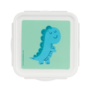 Lunchbox Safta Dino grün 13 x 7.5 x 13 cm |  Brotdosen, Lebensmitte...