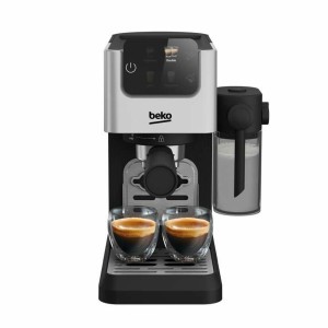 Kapsel-Kaffeemaschine BEKO CEP5304X Silberfarben 15 bar 1,1 L |  Ka...