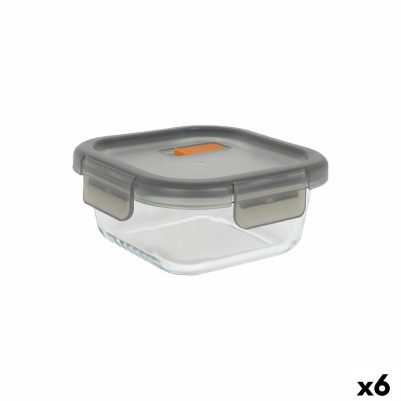 Lunchbox hermetisch MasterChef Grau Durchsichtig karriert 1,1 L (6 ... Lunchbox hermetisch MasterChef Grau Durchsichtig karriert 1,1 L (6 ...