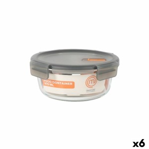 Lunchbox hermetisch MasterChef Grau Durchsichtig kreisförmig 970 ml...