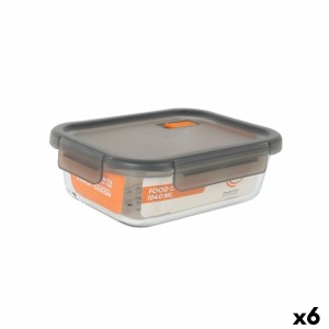Lunchbox hermetisch MasterChef Grau Durchsichtig rechteckig 1,04 L ...