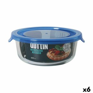 Lunchbox hermetisch Quttin Blau Durchsichtig 650 ml (6 Stück) |  Br...