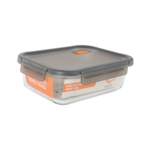Lunchbox hermetisch MasterChef Grau Durchsichtig rechteckig 1,5 L (...