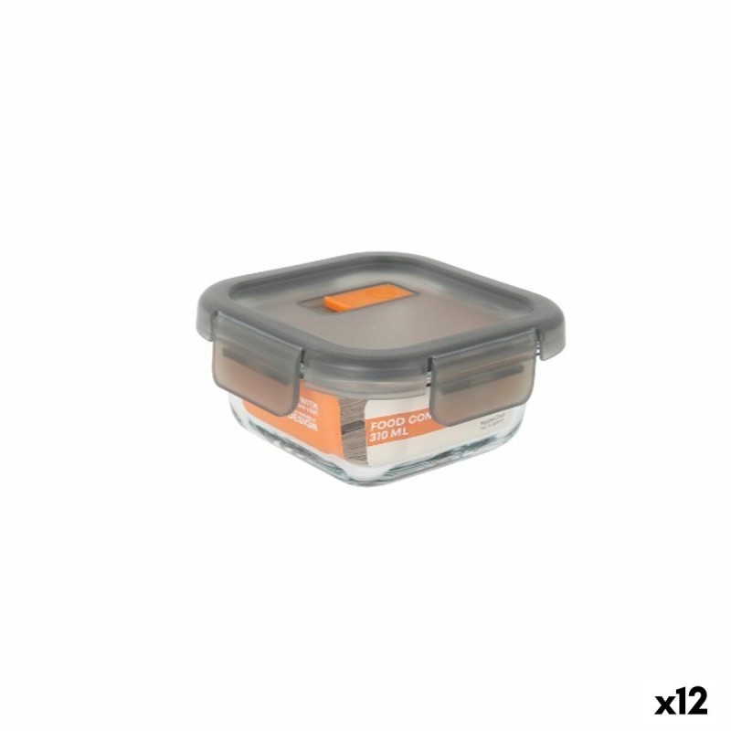 Lunchbox hermetisch MasterChef Grau Durchsichtig karriert 310 ml (1... Lunchbox hermetisch MasterChef Grau Durchsichtig karriert 310 ml (1...