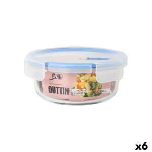 Lunchbox hermetisch Quttin Boho Durchsichtig 650 ml (6 Stück) |  Br...