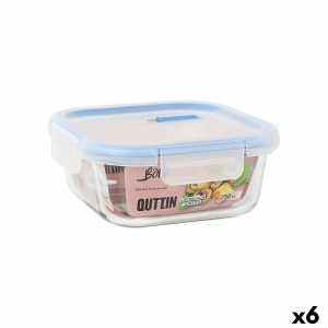 Lunchbox hermetisch Quttin Boho Durchsichtig 750 ml (6 Stück) |  Br...
