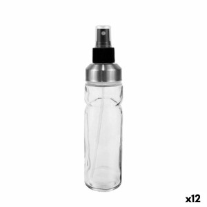 Ölfläschchen Anna Durchsichtig Silberfarben Glas 175 ml (12 Stück) ...