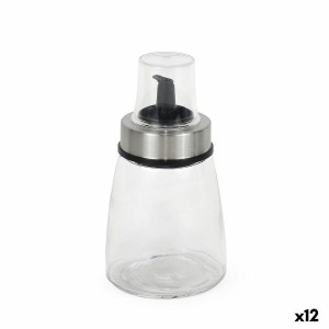 Ölfläschchen Quttin Durchsichtig Silberfarben Glas 200 ml 6,5 x 6,5...