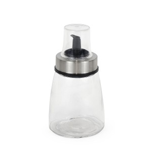 Ölfläschchen Quttin Durchsichtig Silberfarben Glas 200 ml 6,5 x 6,5...