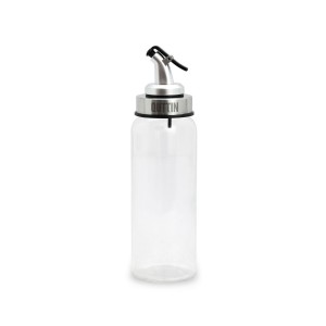 Ölfläschchen Quttin Durchsichtig Silberfarben Glas 5,5 x 5,5 x 20,5...