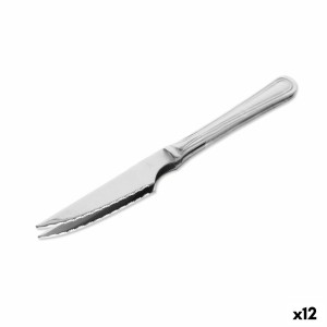 Steakmesser-Set Quttin Antártica Silberfarben Edelstahl 21,5 x 1,9 ...