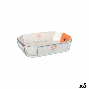 Kochschüssel MasterChef rechteckig 2,2 L 27 x 18 cm (5 Stück) |  Ge...
