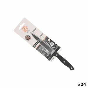 Küchenmesser MasterChef Schwarz Silberfarben 12 cm Mehrzweck (24 St...