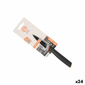 Küchenmesser MasterChef Schwarz Silberfarben 9 cm (24 Stück) |  Mes...