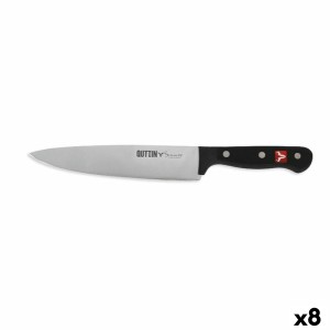 Küchenmesser Quttin SYBARITE Schwarz Silberfarben 20 cm (8 Stück) |...