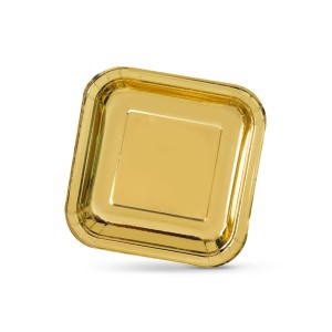 Geschirr-Set Algon Gold 20 cm 10 Stücke (18 Stück) |  Geschirr, Tab...
