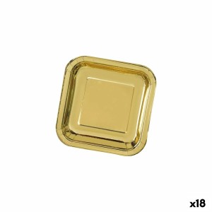 Geschirr-Set Algon Gold 26 cm 3 Stücke (18 Stück) |  Geschirr, Tabl...