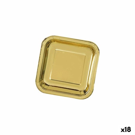 Geschirr-Set Algon Gold 26 cm 3 Stücke (18 Stück) |  Geschirr, Tabl...