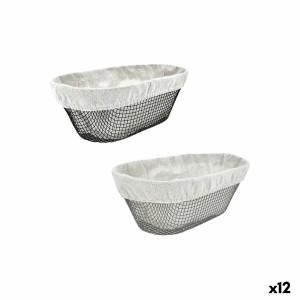 Brotkorb Metall Oval 28 x 15 x 10 cm (12 Stück) |  Küchenboxen und ...