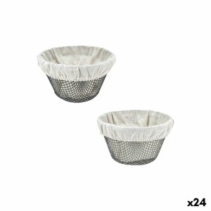 Brotkorb Metall 18 x 18 x 10 cm (24 Stück) |  Küchenboxen und Brotk...
