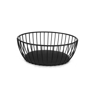Brotkorb My Bar Schwarz Metall Oval 20 x 15 x 8 cm (12 Stück) |  Kü...