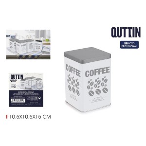 Metalldose Quttin COFFEE (12 Stück) |  Brotdosen, Lebensmittelbehäl...