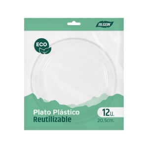 Geschirr-Set Algon Kunststoff 20,5 cm 20,5 x 2 cm 12 Stücke (24 Stü...