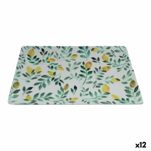 Tablett für Snacks La Mediterránea Zitronengelb 30 x 20 x 2,5 cm (1...