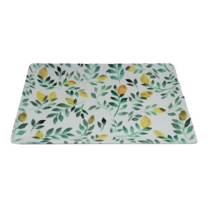 Tablett für Snacks La Mediterránea Zitronengelb 30 x 20 x 2,5 cm (1...