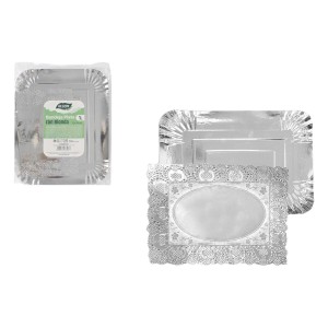 Tablett für Snacks Algon rechteckig 32 x 39 cm (36 Stück) |  Geschi...
