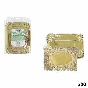 Tablett für Snacks Algon rechteckig 22 x 28 cm (30 Stück) |  Geschi...