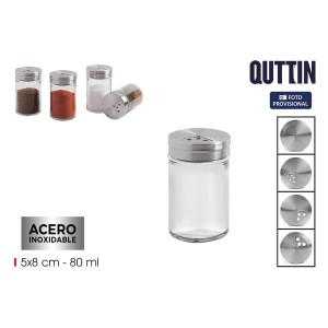 Gewürzspender Quttin 80 ml 5 x 5 x 8 cm (24 Stück) |  Gewürzstände ...