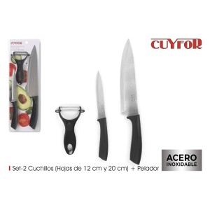Schälmesserset Cuyfor 2 Stücke (12 Stück) |  Messer und Schleifstei...