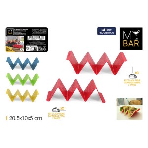 Taco Halter My Bar Kunststoff 20,5 x 10 x 5 cm (48 Stück) |  Geschi...